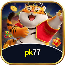 Imagem promocional da pk77 mostrando a plataforma e suas vantagens